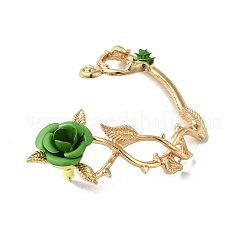 Alloy Rose Climber Wrap Around Stud Earrings for Women&nbsp;LS-EJEW-A096-01D