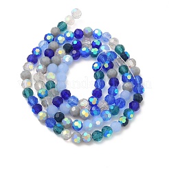 Electroplate Glass Beads Strands&nbsp;EGLA-P048-A02