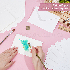 50Pcs Wood Pulp Cotton Blank Greeting Cards&nbsp;DIY-WH0816-027B
