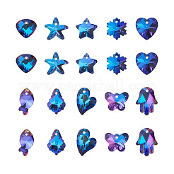 Glass Rhinestone Pendants&nbsp;YS-TAC0007-01A