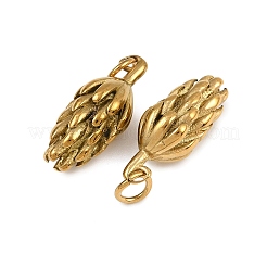 304 Stainless Steel Pendants&nbsp;STAS-B096-02G-02