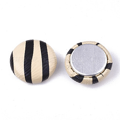 Imitation Leather Cabochons&nbsp;WOVE-S118-14H