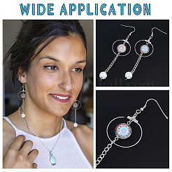 DIY Circle Drop Earring Making Kit&nbsp;DIY-UN0004-10