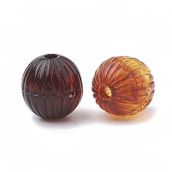 Acrylic Corrugated Beads&nbsp;OACR-N001-09