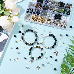 DIY Gemstone and Glass Beads Sets&nbsp;DIY-YW0013-10