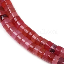 Dyed Natural Agate Beads Strands&nbsp;G-U030-B01-04