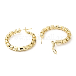 Punk Style Brass Hoop Earrings&nbsp;EJEW-A102-04G