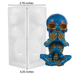 Halloween Theme DIY Candle Silicone Statue Molds&nbsp;DIY-SZ0007-13