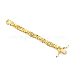Zinc Alloy Cuban Link Chain Bracelets&nbsp;BJEW-SZC0005-01