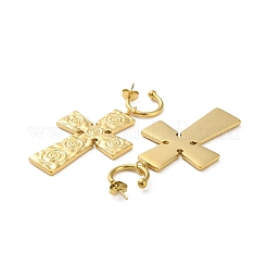 304 Stainless Steel Earrings&nbsp;EJEW-R160-11G