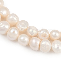 Natural Cultured Freshwater Pearl Beads Strands&nbsp;PEAR-P064-20B-05A
