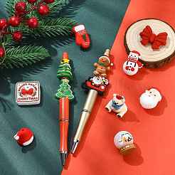 12Pcs 12 Styles Christmas Silicone Beads&nbsp;SIL-FS0001-38