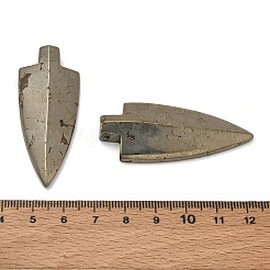 Arrowhead Natural Pyrite Pendants&nbsp;G-I125-44