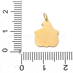 304 Stainless Steel Enamel Halloween Theme Charms&nbsp;STAS-Z164-03G-09