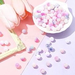 200Pcs 10 Styles Imitation Pearl & Opaque Acrylic Berry Beads&nbsp;OACR-FS0001-96B