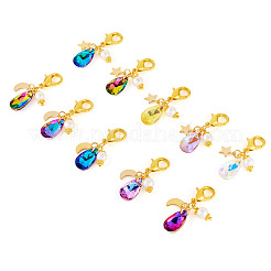 Teardrop Glass Pendant Decoration&nbsp;PALLOY-TAC0128