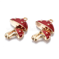 Eco-Friendly Alloy Enamel Pendants&nbsp;X-ENAM-Q437-047-NR