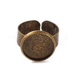 Antique Bronze Brass Finger Ring Shanks&nbsp;X-UNKW-C2902-AB