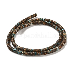 Synthetic Regalite/Imperial Jasper/Sea Sediment Jasper Beads Strands&nbsp;G-F765-N01-01