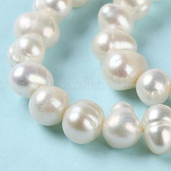 Natural Cultured Freshwater Pearl Beads Strands&nbsp;PEAR-E018-59