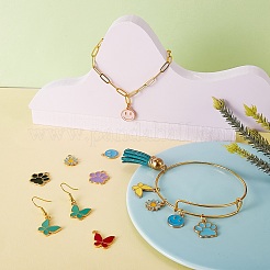 80Pcs 20 Style Alloy Enamel Pendants&nbsp;FIND-SZ0002-31