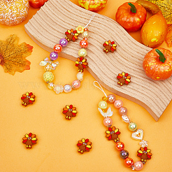 10Pcs Thanksgiving Day Food Grade Eco-Friendly Silicone Beads&nbsp;SIL-SP0001-10