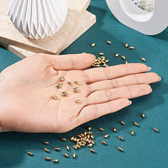 100Pcs Brass Beads&nbsp;KK-TA0008-90
