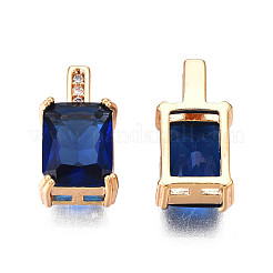 Brass Micro Pave Cubic Zirconia Charms&nbsp;KK-N216-345E