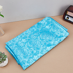 Polyester Flower Pattern Fabric&nbsp;DIY-WH0021-39B