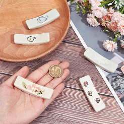 5Pcs 5 Styles Ceramic Chopsticks Stand&nbsp;DJEW-CP0001-38B