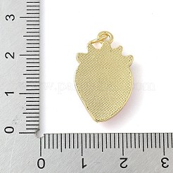 Brass Enamel Pendants&nbsp;KK-C110-23B-G