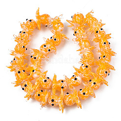 Handmade Bumpy Lampwork Beads Strands&nbsp;LAMP-N021-37D