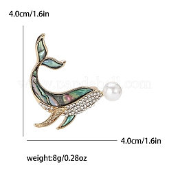 Whale Shell Pin&nbsp;PW-WGDB6B8-01