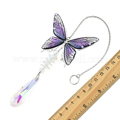 Teardrop Glass Crystal Suncatcher&nbsp;HJEW-JM04953