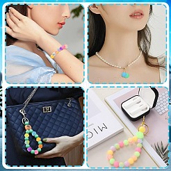 Luminous 56pcs 28 Color Round Food Grade Silicone Beads&nbsp;SIL-CJ0001-31