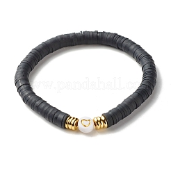 Heart Pattern Beads Stretch Bracelets Set for Women&nbsp;BJEW-JB07158
