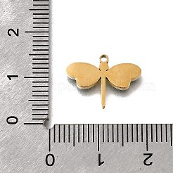 304 Stainless Steel Enamel Pendants&nbsp;STAS-F318-21G