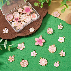 40Pcs 20 Styles Alloy Enamel Pendants&nbsp;ENAM-TA0004-04