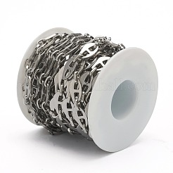 Tarnish Resistant 304 Stainless Steel Mariner Link Chains&nbsp;STAS-H145-08P