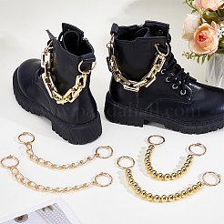 6Pcs 3 Styles Alloy Bag Extender Chains&nbsp;PURS-PH0001-24B