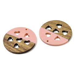Resin and Walnut Pendants&nbsp;WOOD-I013-05A