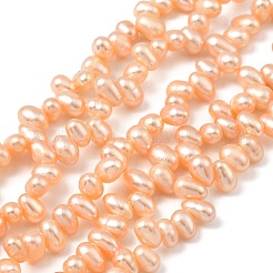 Natural Cultured Freshwater Pearl Beads Strands&nbsp;PEAR-I007-04I-01A