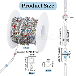 DIY Chain Necklace Bracelet Making Kit&nbsp;DIY-BC0012-34