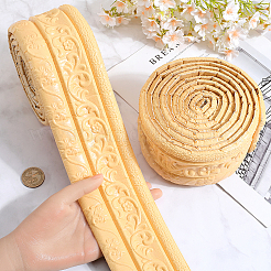 2Pcs Foam 3D Self-Adhesive Waterproof Wallpaper Border&nbsp;DIY-GF0010-19C