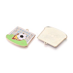 Alloy Enamel Pendants&nbsp;ENAM-T025-01G-12