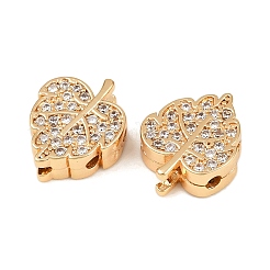 Brass Micro Pave Cubic Zirconia Multi-Strand Links&nbsp;KK-F906-21G