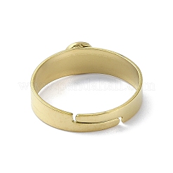304 Stainless Steel Pad Rings Setting&nbsp;RJEW-H221-01G-04
