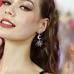 16Pcs 2 Colors Brass Hoop Earrings Findings&nbsp;KK-BBC0013-93