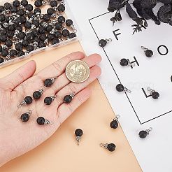 Natural Lava Rock Pendants&nbsp;G-OC0003-33
