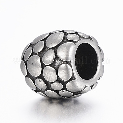 316 Surgical Stainless Steel European Beads&nbsp;STAS-G153-43AS